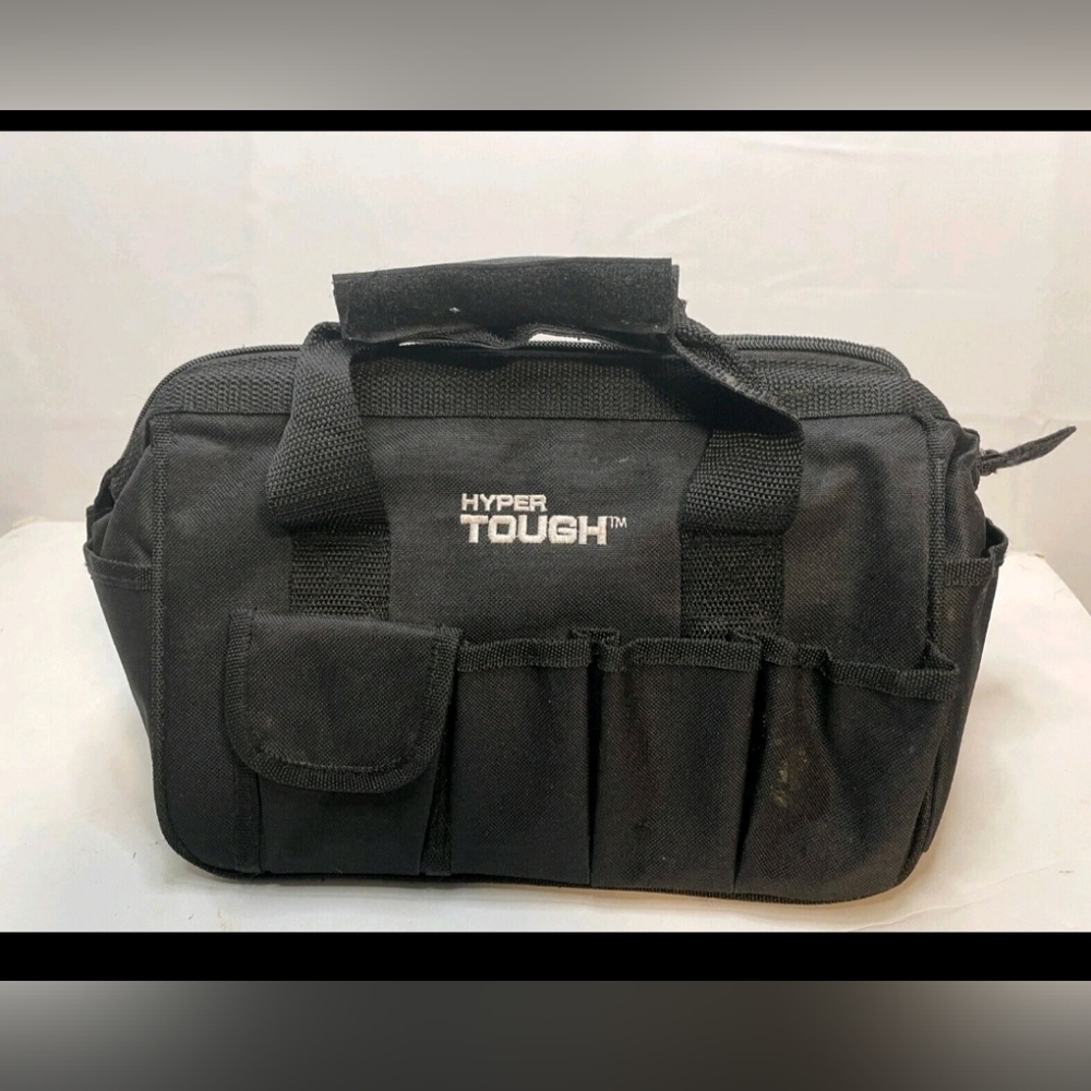 Hyper Tough Durable 12-inch Zipper Tool Bag.